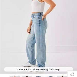 American Eagle Baggy Mom Jean size 000
